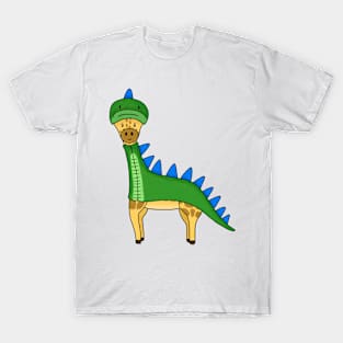 Giraffe Dressed up as a Dinosaur T-Shirt